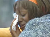 Makosi in tears during hypnosis task