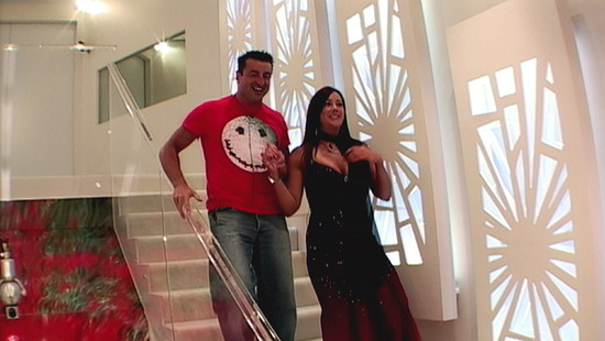 Mario and Lisa enter the 'Big Brother' house