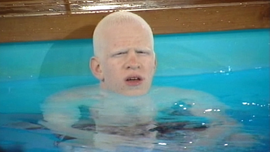 Darnell Swallow in the pool